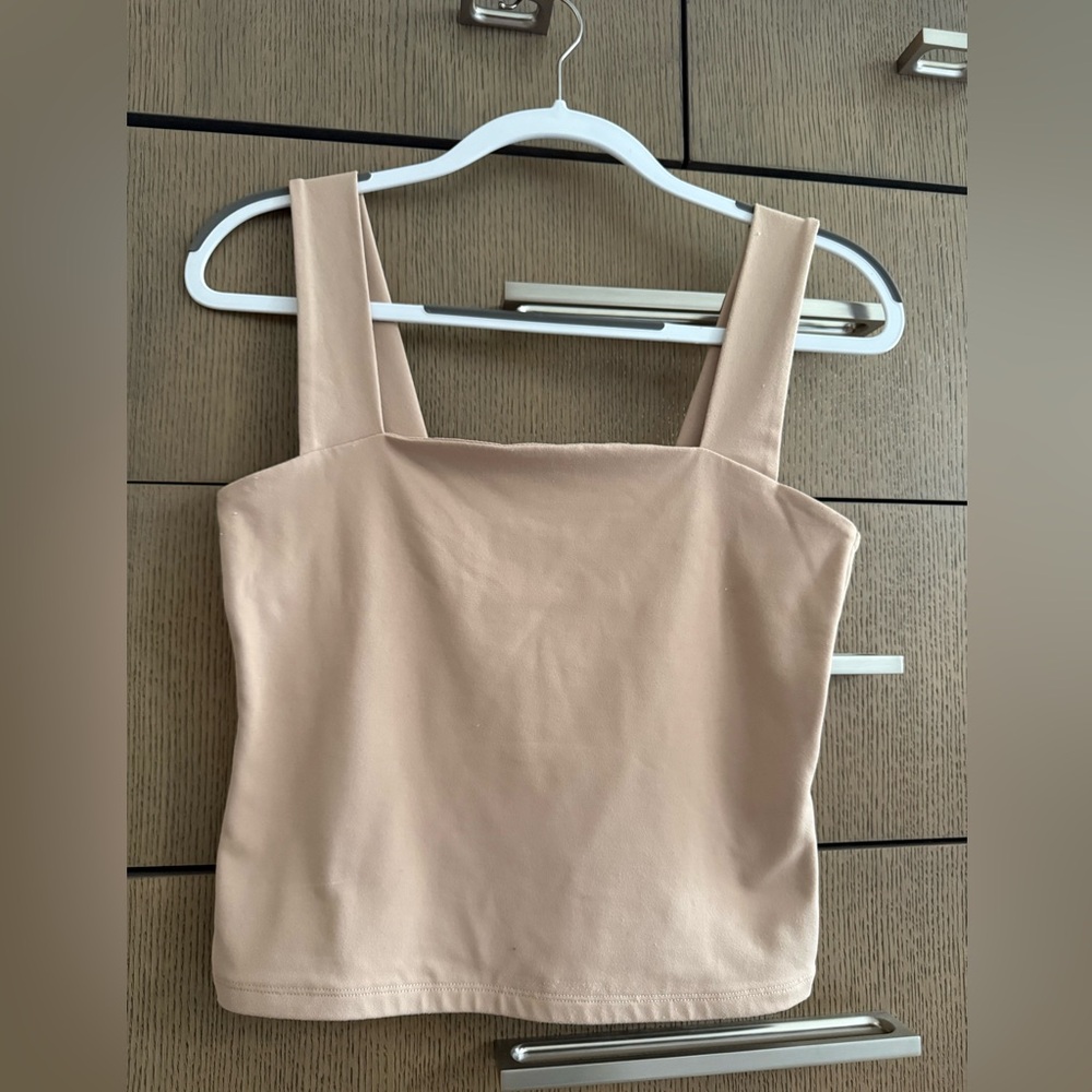 Abercrombie and Fitch Tan Tank Top, M, Soft A&F Collection
